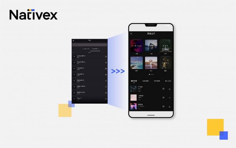 UI, visual preference of mobile app, by Nativex