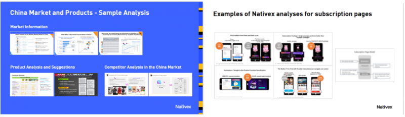 Composite pictures of Nativex’s approach