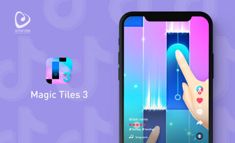 Magic Tile 3 Amanotes Nativex TikTok campaign