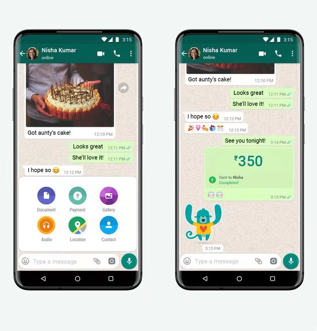 WhatsApp 新增转账功能,Nativex